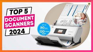 Best Document scanners 2024 (Top 5 picks & Reviewed)