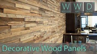 Reclaimed wood panels. Type: A priori