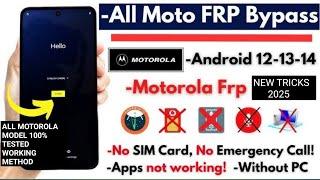 NEW 2025 : Motorola Frp Bypasss Android 13,14  | Moto G82,G84, G54, G10 Latest All moto Frp Unlock