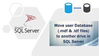 Move user Database (.mdf and .ldf files) to another drive in SQL Server (DBA stuff)