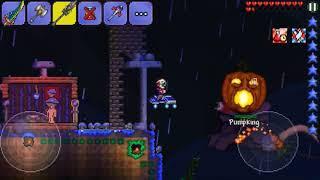 Getting the horseman’s blade from Pumpkin moon event in terraria iOS 2019