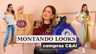 Compras na C&A + Montando looks com peças que já tenho!