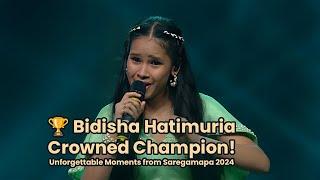  Bidisha Hatimuria Crowned Champion! | Unforgettable Moments from Saregamapa 2024