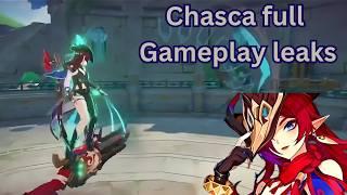 Chasca gameplay Skill, Ultimate, Normal ATK, Idle Animation Full kit leaks 5.2 | Genshin impact