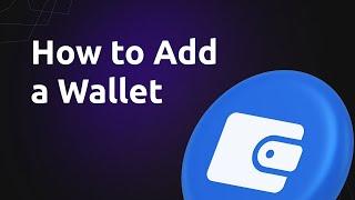 Adding a Wallet | GRIN4