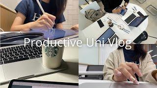 Uni Vlog | Productive Uni Days | Study Vlog