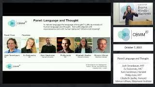 CBMM10 Panel: Language and Thought