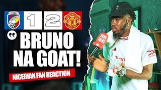 VIKTORIA PLZEN 1-2 MANCHESTER UNITED ( Kurotams - NIGERIAN FAN REACTION) EUROPA LEAGUE - 2024-2025