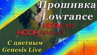 Модернизация Lowrance Hook2-9 в Hook Reveal 9 c цветным Genesis live