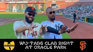 Wu-Tang Clan Night at Oracle Park in San Francisco with RZA and Larry June