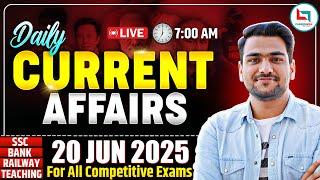 Current Affairs 2025 | Daily Current Affairs 20June | Current Affairs Today | By Yash Rawat Sir