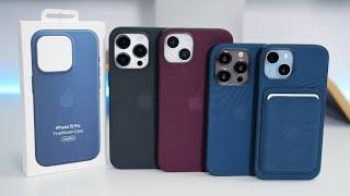 Apple FineWoven Cases for iPhone 15 and iPhone 15 Pro Models