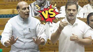 Rahul Gandhi Vs Rajnath Singh in Lok Sabha | NEET Debate in Parliament | Congress Vs BJP Talk War |