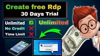 How to create rdp free WatchTime | free rdp for Windows/Mobile | How to get free rdp | Rdp Server