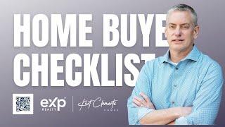 First Time Homebuyer Checklist | Kurt Clements Realtor