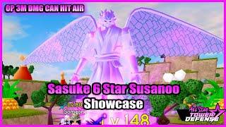 Sasuke 6 Star Level 80 Showcase All Star Tower Defense