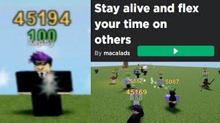 Roblox Stay Alive And Flex Your Time On Others