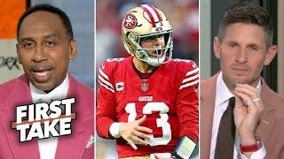 FIRST TAKE | Stephen A. Smith: Extending Brock Purdy big contract isn't essential for the 49ers now