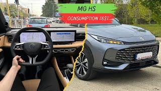 MG HS 2025 Consumption Test - City & Highway