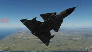 Применение вооружения на самолете AJS-37 Viggen (DCS World)