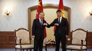 Chinese foreign minister meet with Kyrgyz counterpart