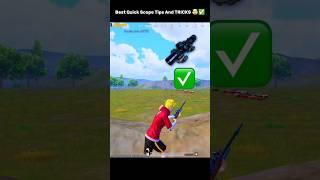 Best Quick Scope Tips And Tricks  #pubgmobile #mrijazplays #pubgtips #tipsandtricks