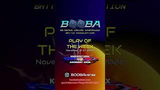 1 2 KNOCKOUT  | BOOBA PotW | November 21-27 2022 #PlayWithBOOBA #beyblade #PotW