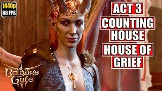 Baldur's Gate 3 Gameplay Walkthrough [Full Game PC - Act 3 - Baldur's Mouth - House of Grief]