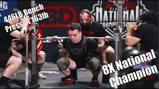 Taylor Atwood - 732.5kg Total at 74kg - Powerlifting America Nationals 2022