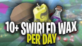 10+ Swirled Wax Per Day Tutorial | Bee Swarm Simulator