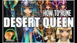 SUMMONERS WAR : How to Rune DESERT QUEEN (Sekhmet, Bastet, Hathor, Nepthys, Isis)