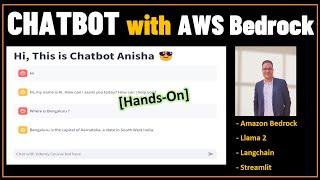 Build a CHATBOT with AWS Amazon Bedrock- Llama 2, Langchain and Streamlit [HANDS-ON]