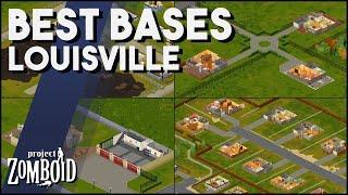 Best Bases For Multiplayer In Louisville! Project Zomboid Louisville Base Guide!