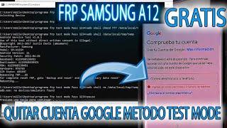 FRP SAMSUNG A12 A UN SOLO CLICK QUITAR CUENTA GOOGLE CUALQUIER SEGURIDAD Y BINARIO