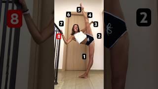 Flexibility challenge / over splits challenge / Lera the gymnast #gymnast #oversplit #flexibility