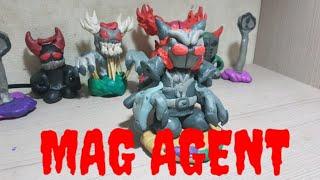 Как слепить mag agent из пластилина.Из madness combat