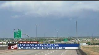 Tornado spotter talks about funnel spotted by DIA