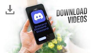 How to Save a Video from Discord on iPhone (tutorial)