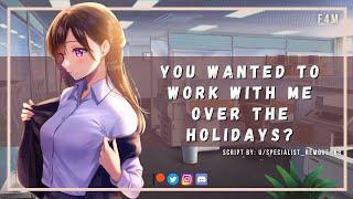  Alone in the Office With Your Co-Worker [Coworkers to Lovers] [Confession] 【F4M】