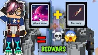 POWER OF BLACK HOLE + MERCURY IN BEDWARS | BLOCKMAN GO