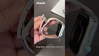 H buckle magnetic Apple watch strap #applewatch #iwatch #smartwatch #iwatchband #watch #fashion