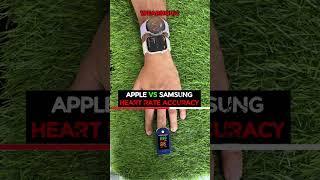 Apple Vs Samsung - Heart Rate Accuracy ⌚ #shorts #wearholic #applewatchse2 #galaxywatch5