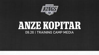 Captain Anze Kopitar | 09.26 LA Kings Training Camp Media Availability