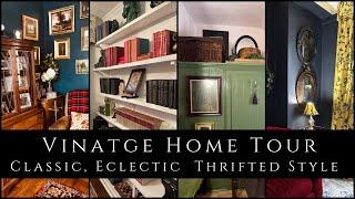 Vintage Home Tour   Classic,Eclectic & Thrifted #cottagecore #frenchcountry #thriftedhome