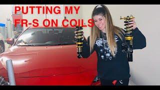 MEKANIK VLOG #1- Putting Coils on the FR-S - Rina Rae