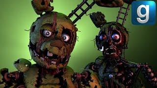 Gmod FNAF | Review | Brand New Enhanced Demolished And Ignited Springtrap Ragdolls!