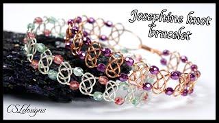 Josephine knot wirework bracelet