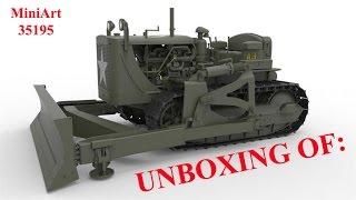 Unboxing of: MiniArt #35195 US Army Bulldozer 1:35