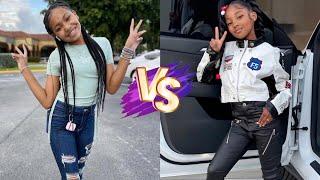 Aziyah Zaliyah Vs Ahvi Leexo (The Lee Family) Natural Transformation  2025