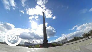 Прогулки по Москве. Поклонная гора//Панорамное видео 360° 4K